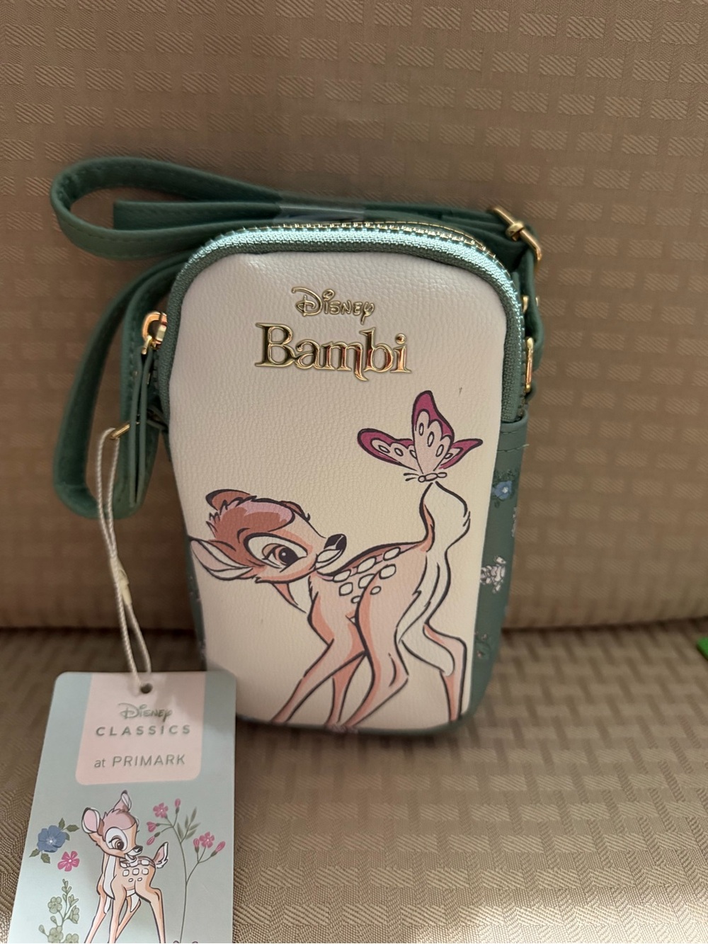 Disney Bambi 2 section Crossbody Phone Bag
